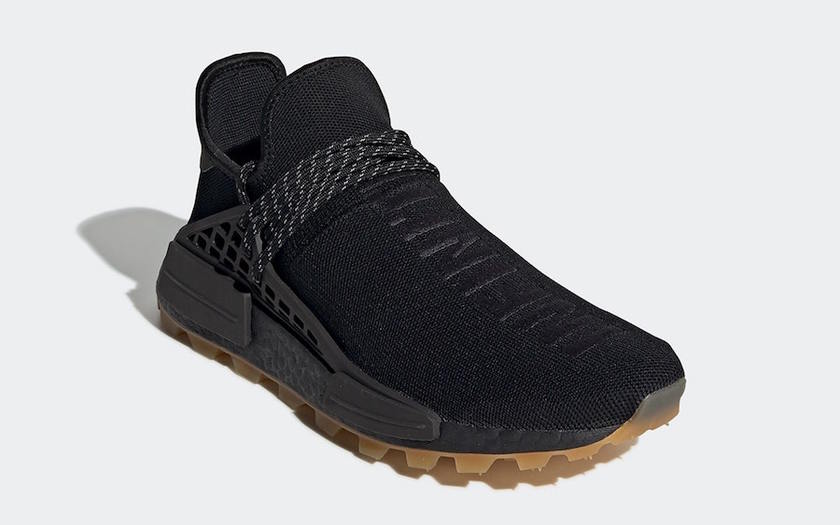 Pharrell adidas NMD Hu Black Gum EG7836å叿¥æ