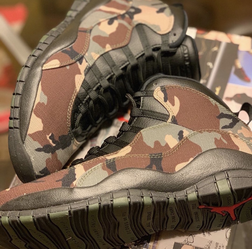 Air Jordan 10 Camo 310805-201å叿¥æ