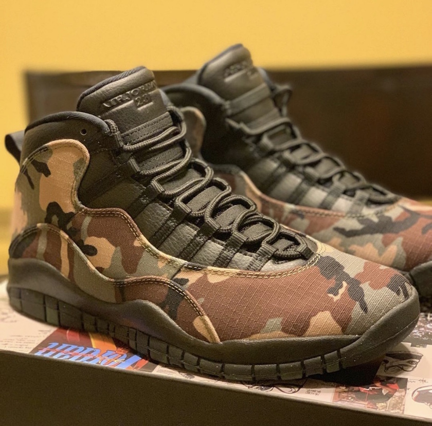 Air Jordan 10 Camo 310805-201å叿¥æ