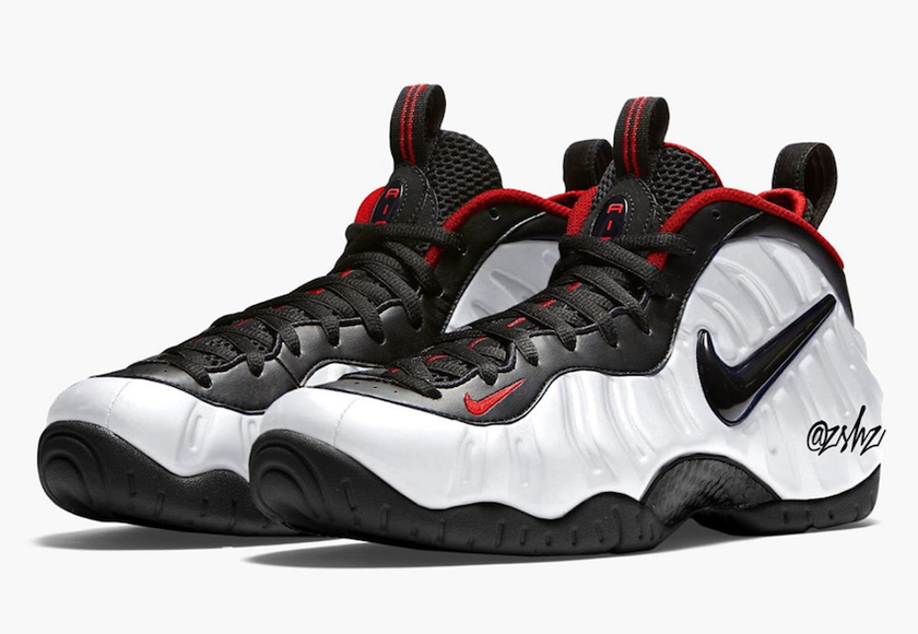 Nike Air Foamposite Proç½è²é»è²å¤§å¦çº¢è²624041-103å叿¥æ