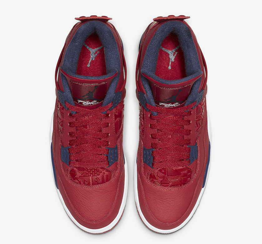 Air Jordan 4 FIBAââ Gym Red CI1184-617 2019å叿¥æä»·æ ¼