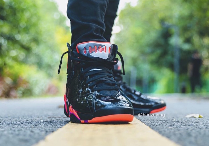 Air Jordan 7é»è²æ¼ç:registered:313358-006å叿¥æOn-Feet