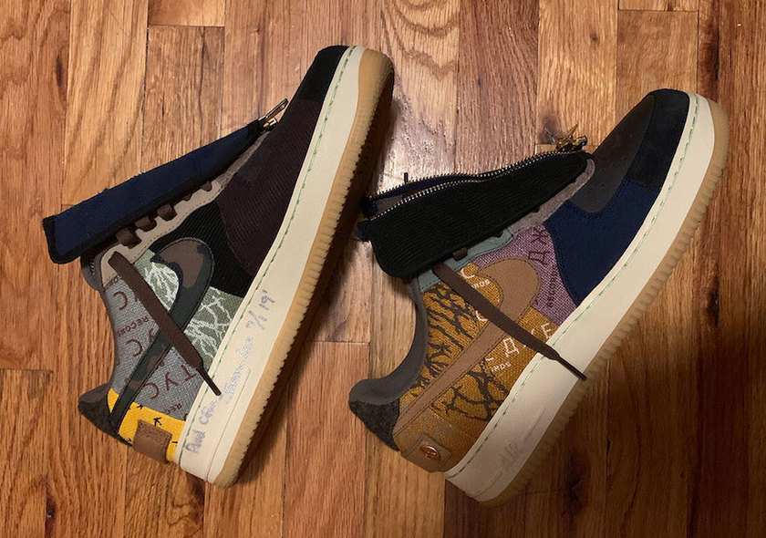 Travis Scott Nike Air Force 1ä½æé¾åå¸æ¥æ