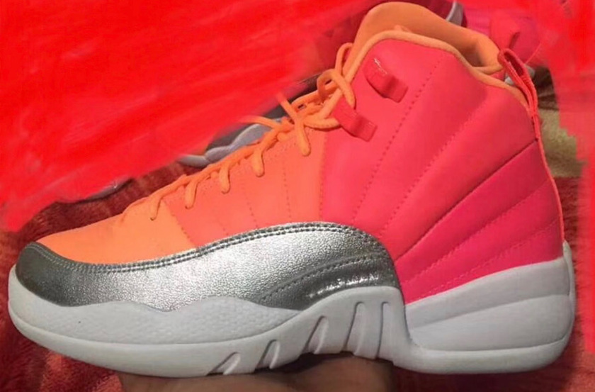 Air Jordan 12 GS Racerç²çº¢è²çæåèæèæ510815-601å叿¥æ