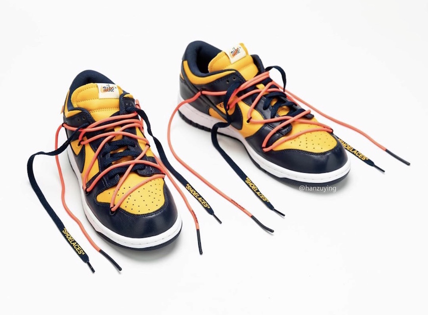 Off-White Nike Dunk Low大å¦éæµ·åCT0856-700å叿¥æ