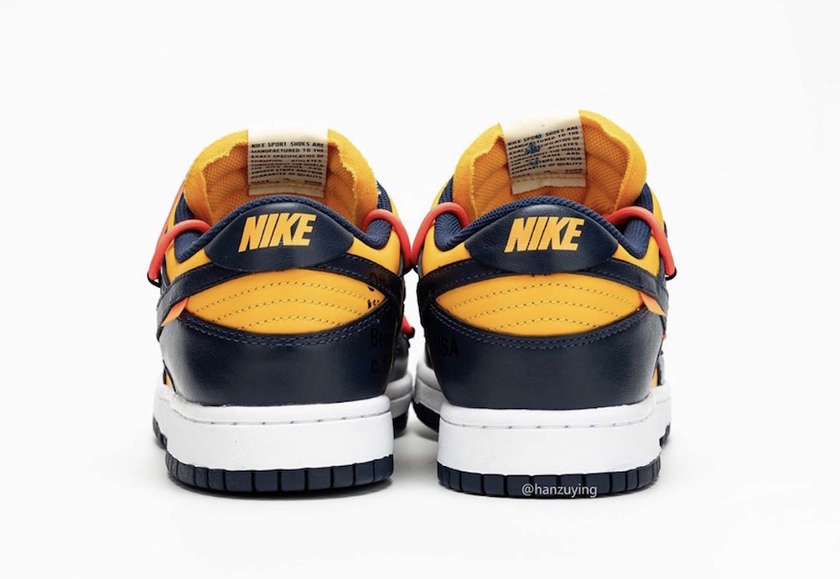 Off-White Nike Dunk Low大å¦éæµ·åCT0856-700å叿¥æ