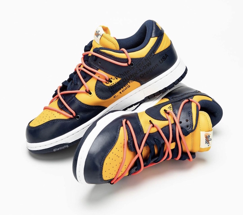 Off-White Nike Dunk Low大å¦éæµ·åCT0856-700å叿¥æ