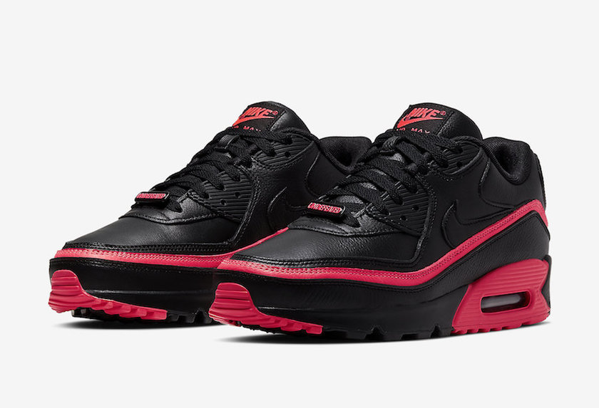 不败的Nike Air Max 90黑色太阳能红CJ7197-003发布日期价格