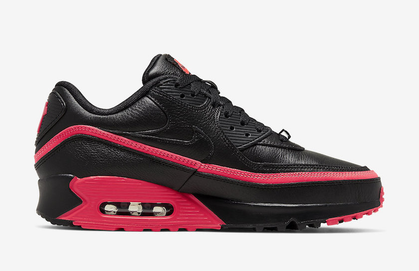 不败的Nike Air Max 90黑色太阳能红CJ7197-003发布日期价格