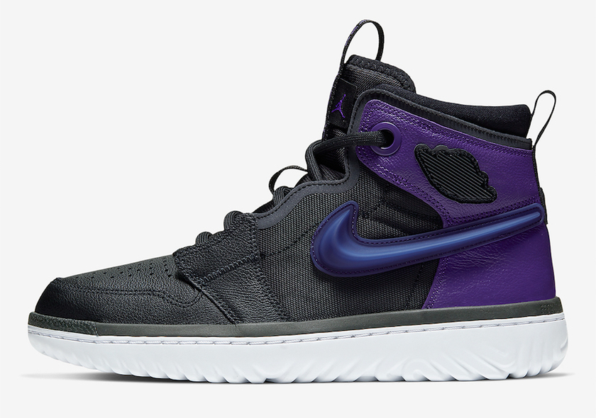 Air Jordan 1 React Black Purple AR5321-005åå:registered:æ¥æ