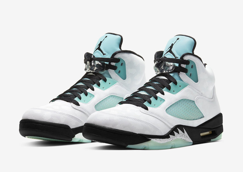 Air Jordan 5 Island Green CN2932-100åå:registered:æ¥æä»·æ ¼