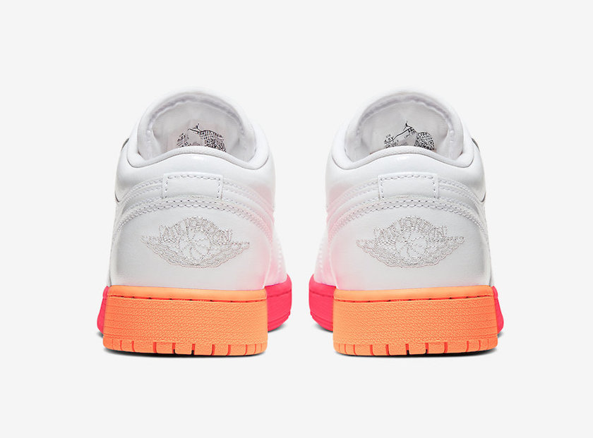 Air Jordan 1 Low GS White Crimson Mango 554723-100发售日期