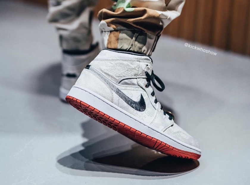 CLOT Air Jordan 1 Mid Fearless CU2804-100发售日期