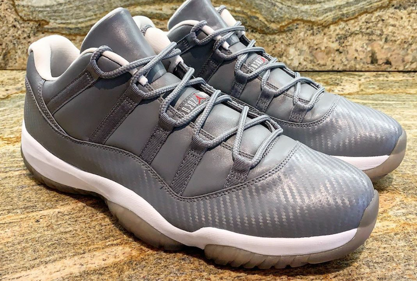 Air Jordan 11 Low Carbon Fiber Cool Grayæ ·å