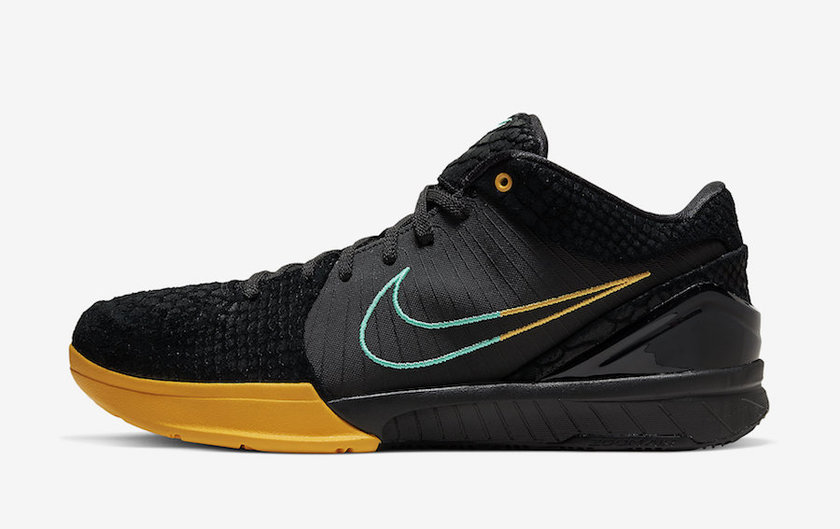 Nike Zoom Kobe 4 Protro Black Snake Aurora Green University Gold AV6339-002åå:registered:æ¥æ