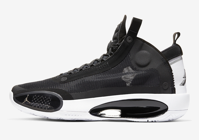 Air Jordan 34 XXXIV Black White Eclipse AR3240-001åå:registered:æ¥æ
