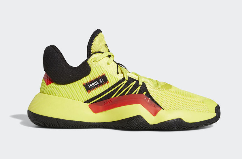 adidas DON Issue 1 Shock Yellow EG5667åå:registered:æ¥æ