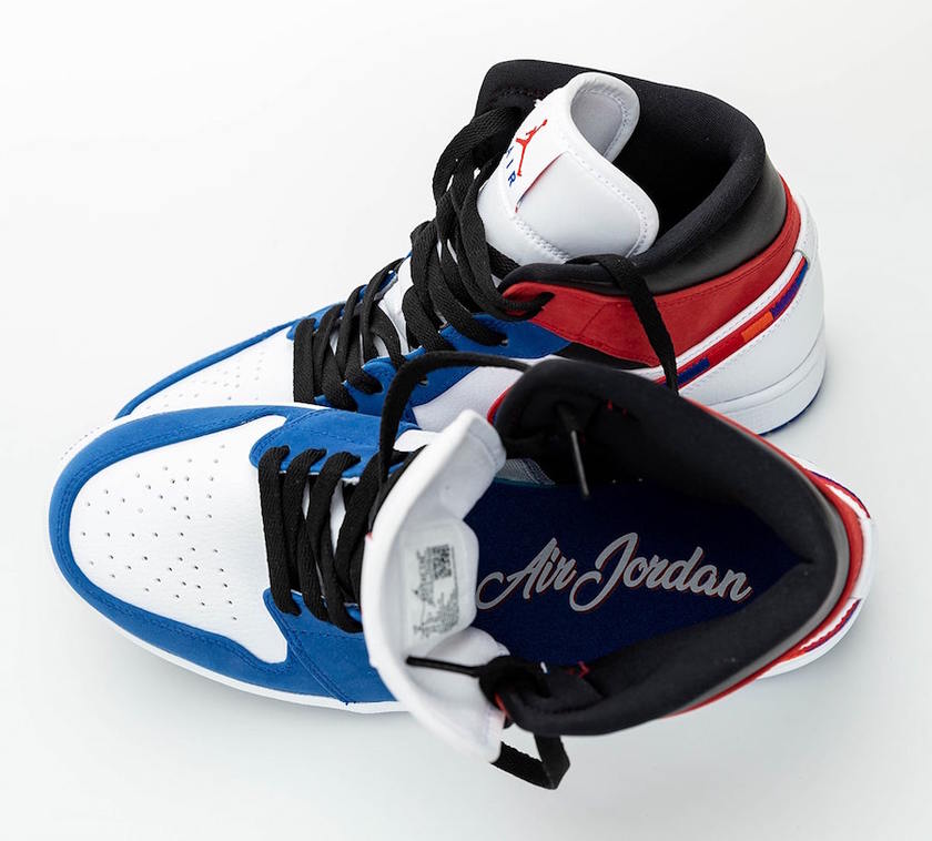 Air Jordan 1 Mid Multicolor Swoosh 852542-146åå:registered:æ¥æ