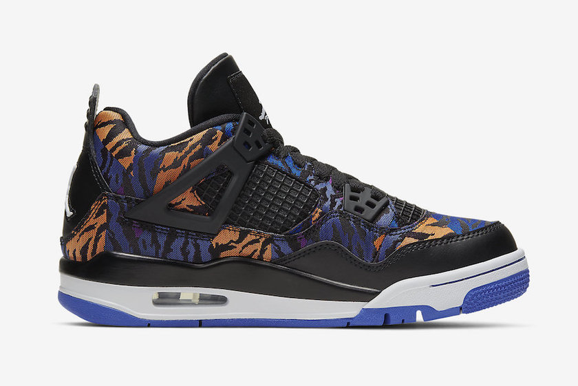 Air Jordan 4 GS Rush Violet Racer Blue BQ9043-005 2019åå:registered:æ¥æ