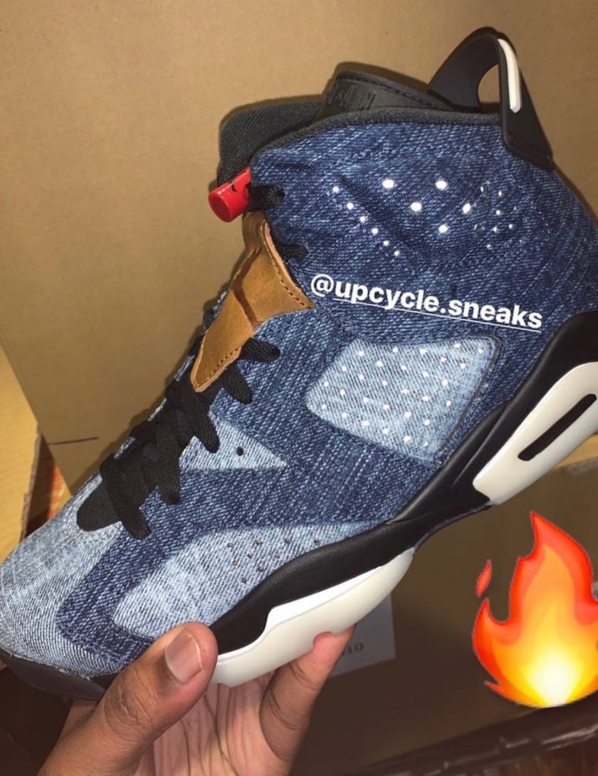 Air Jordan 6 Washed Denim CT5350-401åå:registered:æ¥æ