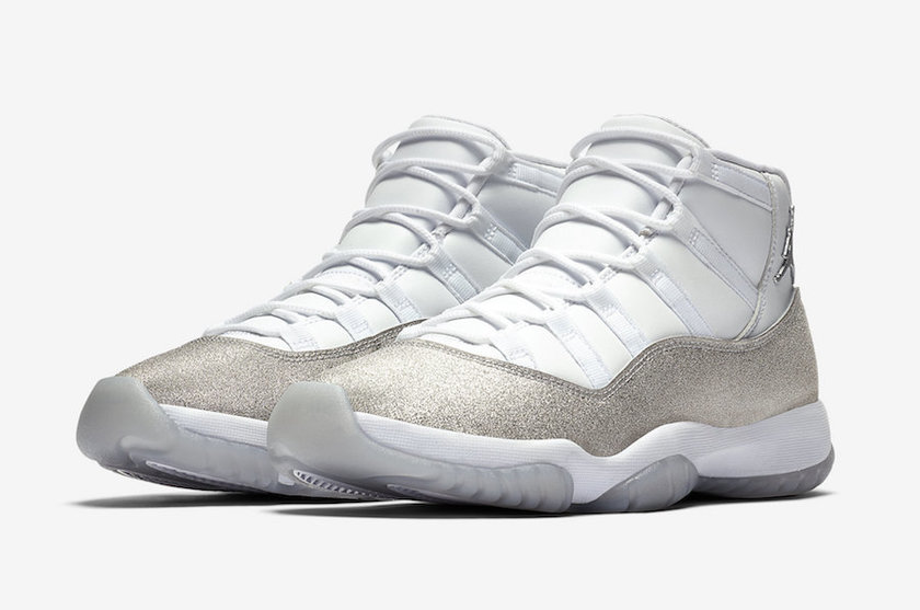 Air Jordan 11 WMNSç½è²éå±é¶è²AR0715-100 2019åå:registered:æ¥æ