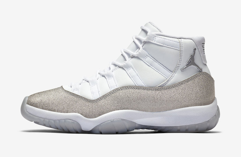 Air Jordan 11 WMNSç½è²éå±é¶è²AR0715-100 2019åå:registered:æ¥æ