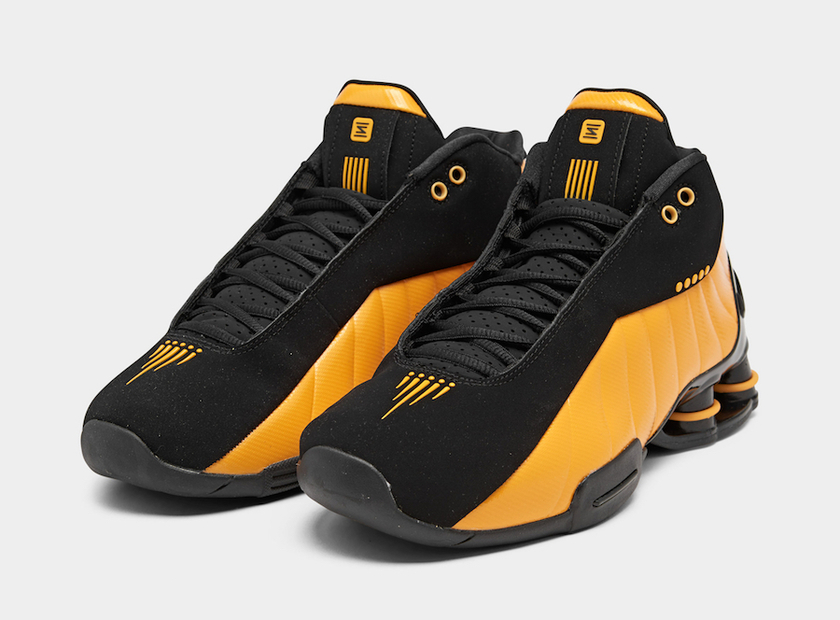 Nike Shox BB4 Black University Gold AT7843-002åå:registered:æ¥æ