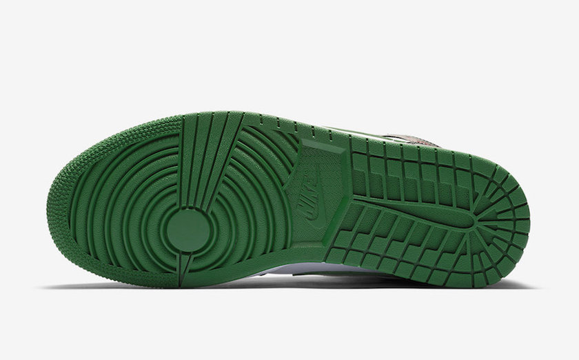Air Jordan 1 Mid Pine Green Toe 554724-067åå:registered:æ¥æ