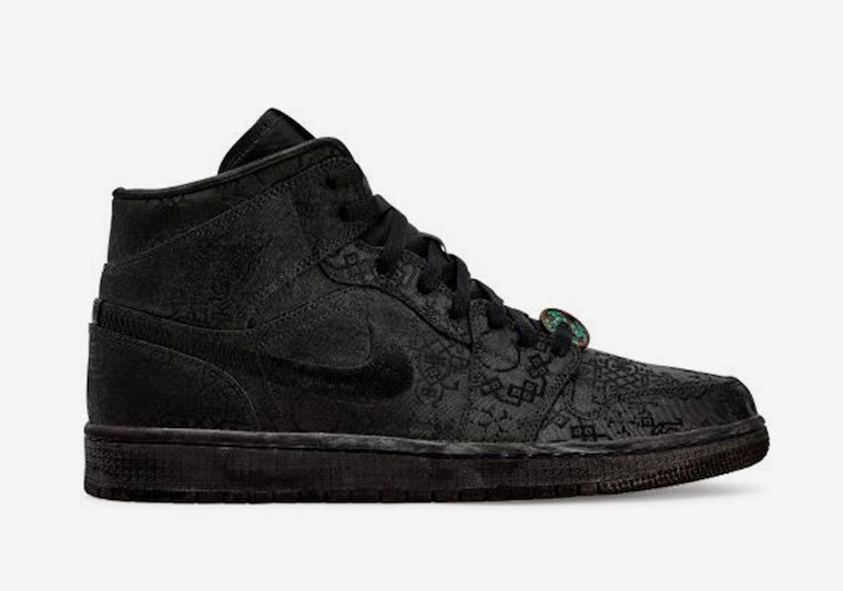 CLOT Air Jordan 1 Mid Blackåå:registered:æ¥æ