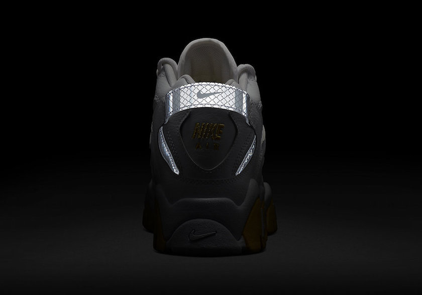 Nike Air Barrage Mid White Yellow Reflective CJ9574-100åå:registered:æ¥æ