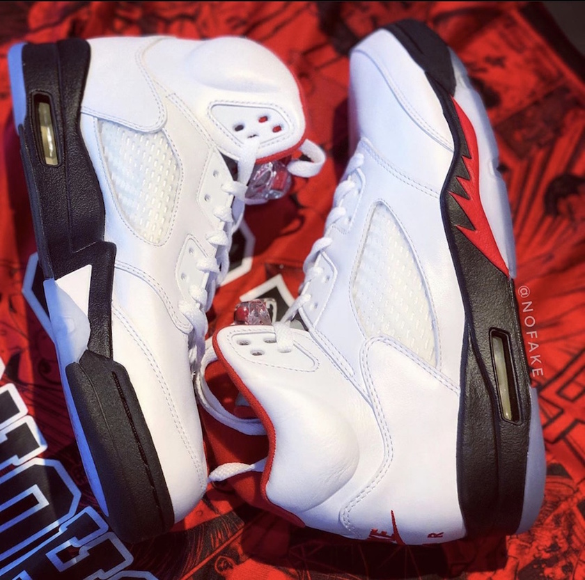 Air Jordan 5 Fire Red DA1911-102 2020 Retroåå:registered:æ¥æ
