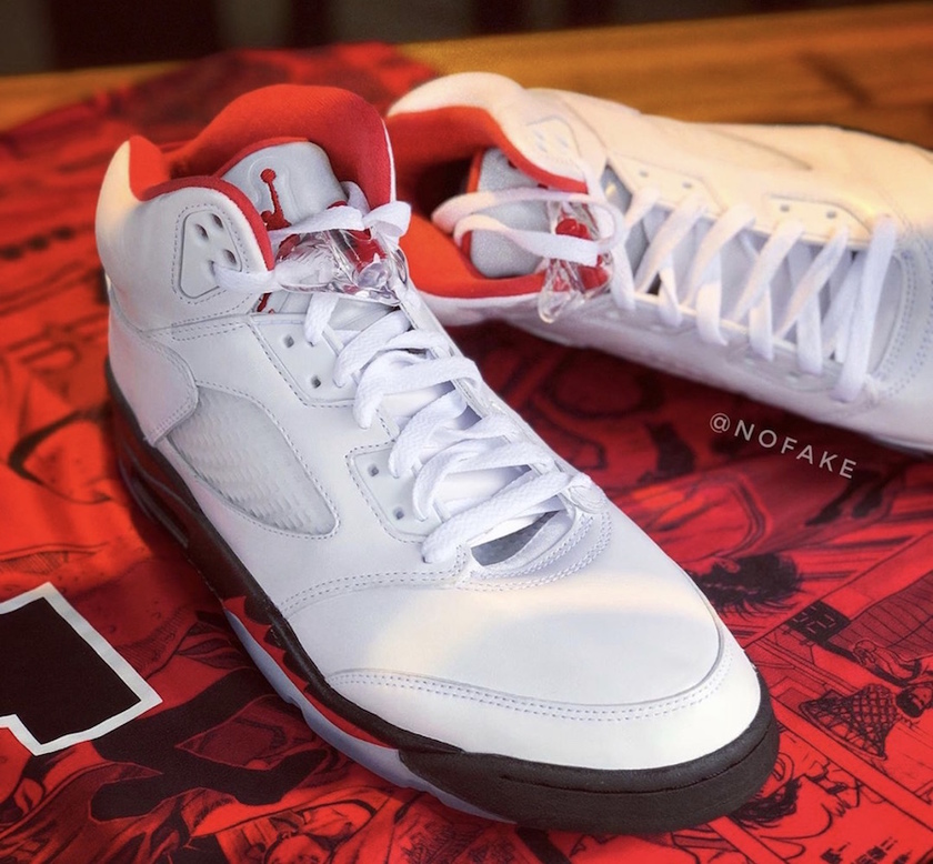 Air Jordan 5 Fire Red DA1911-102 2020 Retroåå:registered:æ¥æ