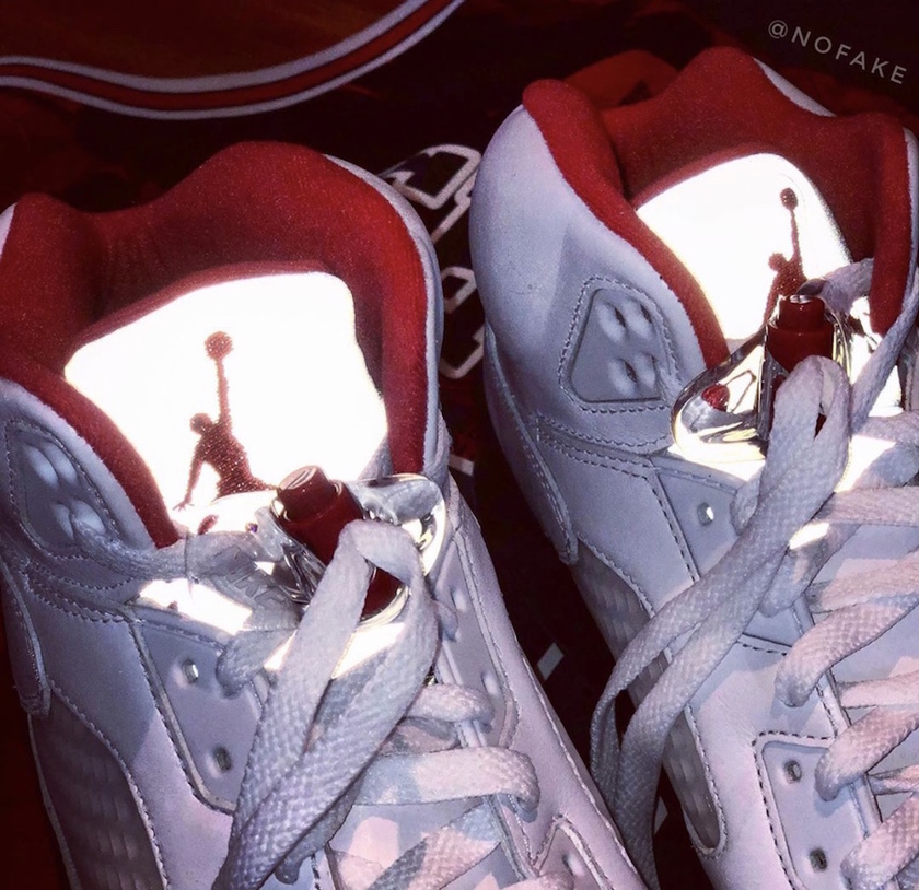 Air Jordan 5 Fire Red DA1911-102 2020 Retroåå:registered:æ¥æ
