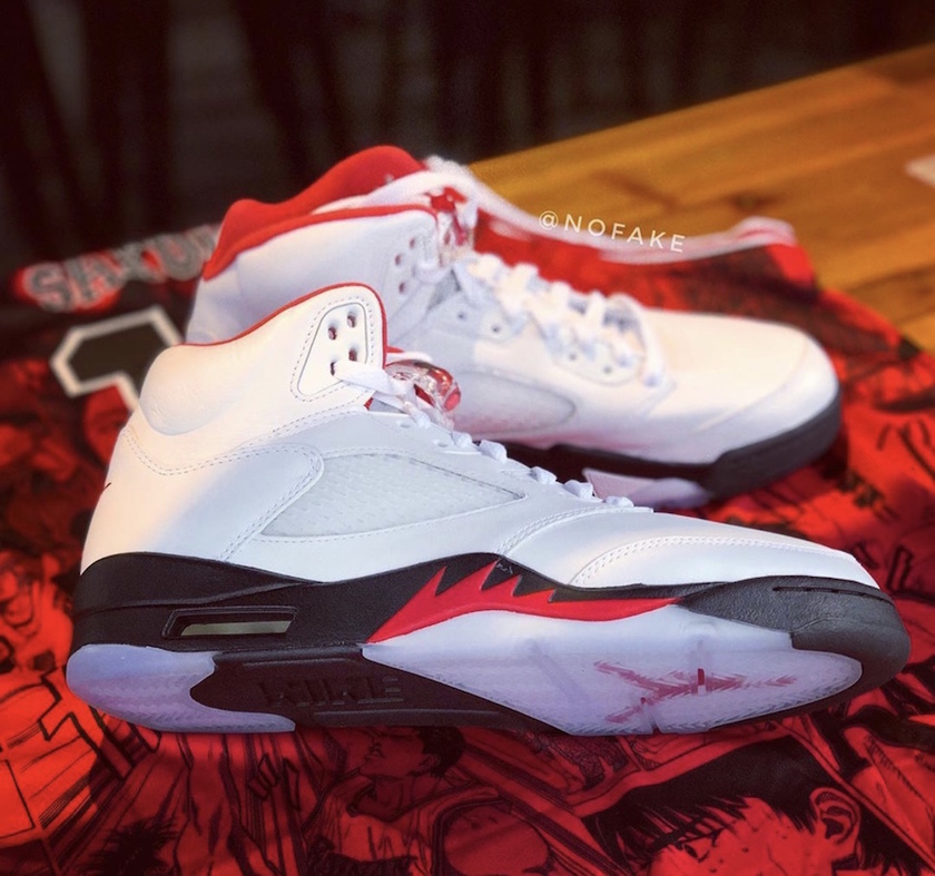 Air Jordan 5 Fire Red DA1911-102 2020 Retroåå:registered:æ¥æ