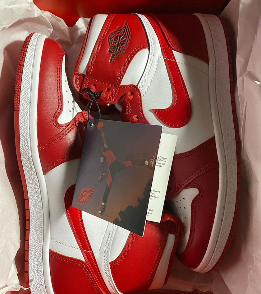 Air Jordan 1 High OG 1985 Red Whiteåå:registered:æ¥æ