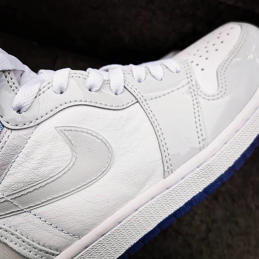 Air Jordan 1 High Zoom R2T White Racer Blue CK6637-104åå:registered:æ¥æ