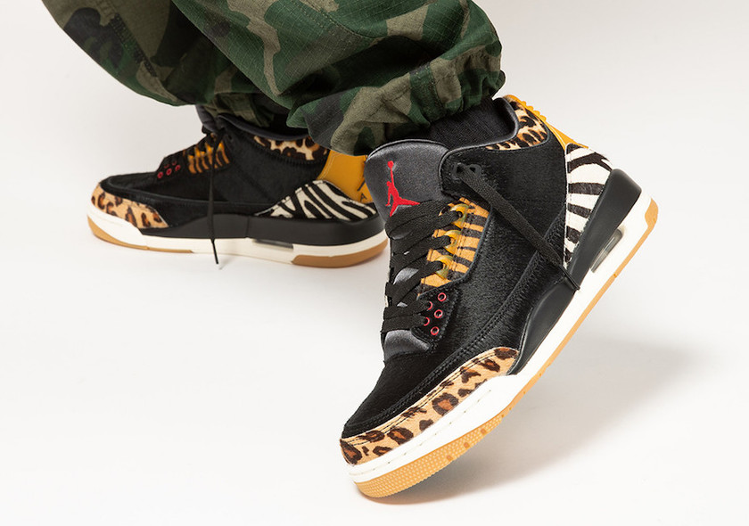 Air Jordan 3 Animal Pack CK4344-002 2019åå:registered:æ¥æ