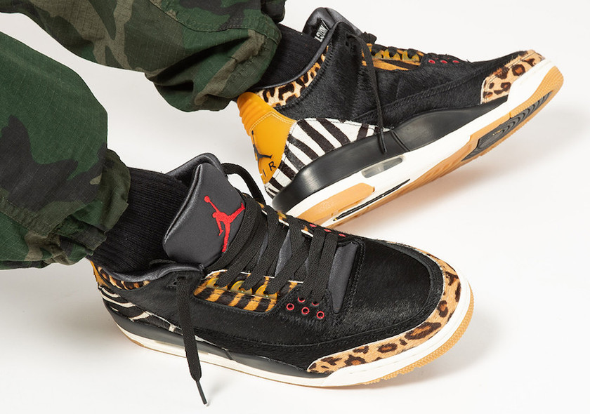 Air Jordan 3 Animal Pack CK4344-002 2019åå:registered:æ¥æ