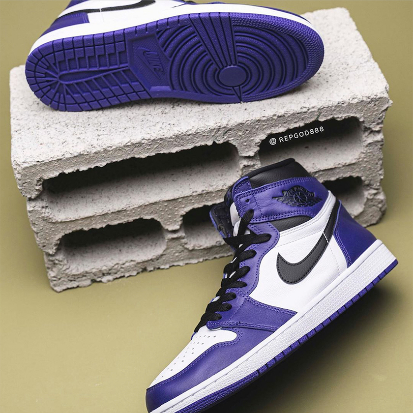 Air Jordan 1 High OG Court Purple 555088-500åå:registered:æ¥æ
