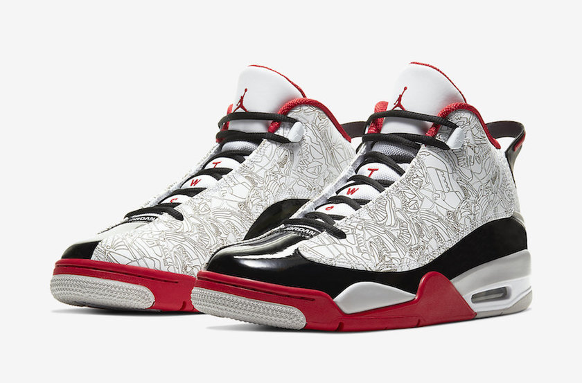 Jordan Dub Zero OG White Black Red 311046-116åå:registered:æ¥æ
