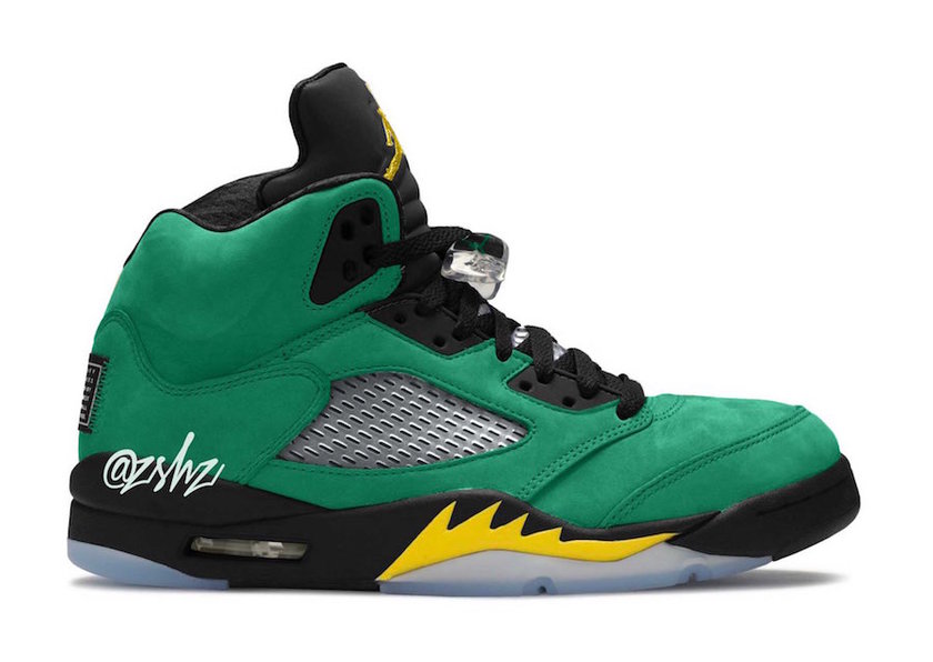 Air Jordan 5 Oregon Ducks 2020 CK6631-307åå:registered:æ¥æ