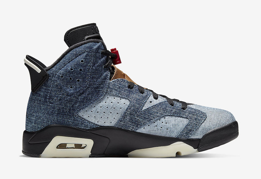 Air Jordan 6 Washed Denim CT5350-401åå:registered:æ¥æä»·æ ¼