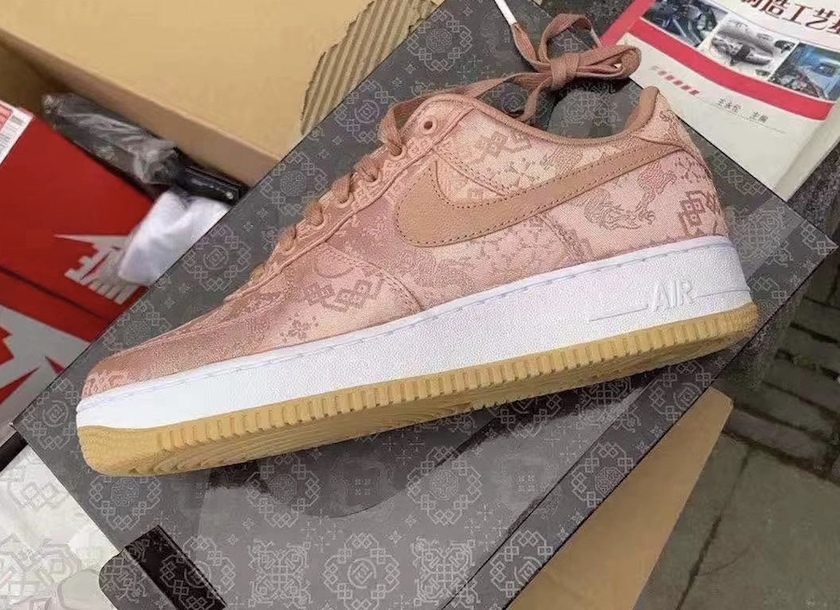 CLOT Nike Air Force 1 Low Rose Gold CJ5290-600åå:registered:æ¥æ