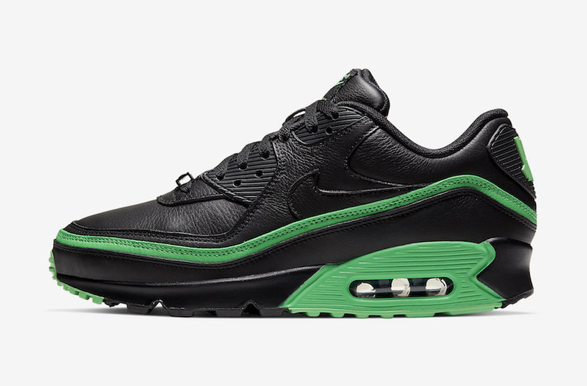 ènike air max 90 black green spark cj7197-004:registered