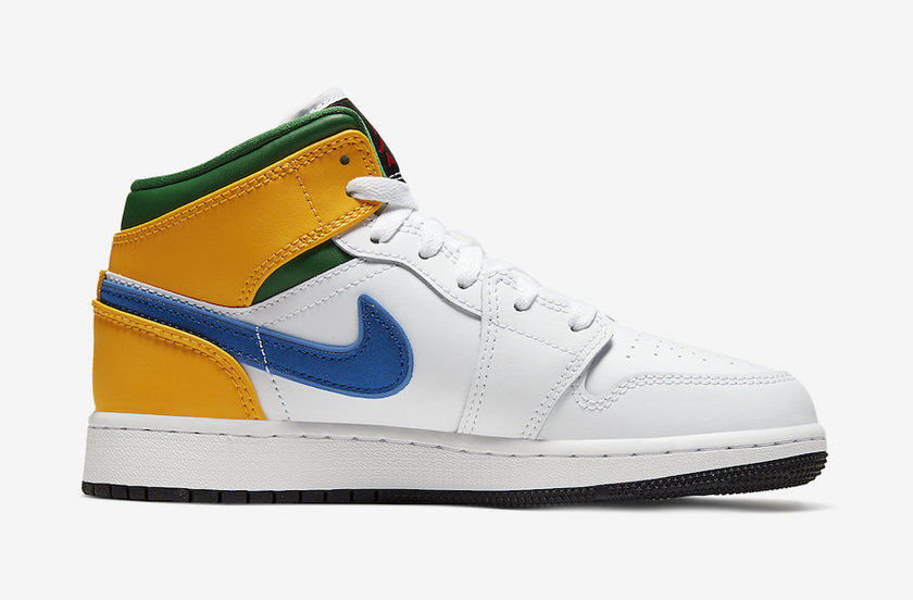 Air Jordan 1 Mid GS White Court Purple Spiritèç»¿è²554725-128åå:registered:æ¥æ