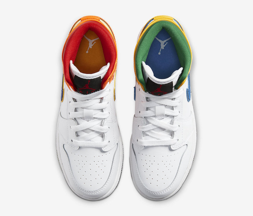 Air Jordan 1 Mid GS White Court Purple Spiritèç»¿è²554725-128åå:registered:æ¥æ