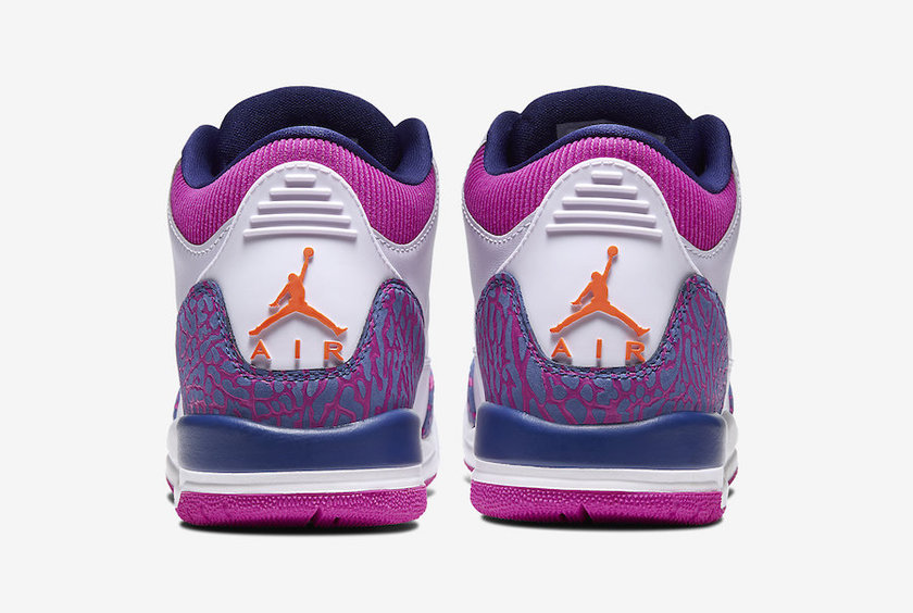 Air Jordan 3 GS Barely Grape Hyper Crimson Fire Pink 441140-500åå:registered:æ¥æ