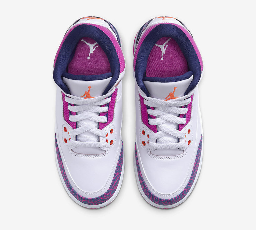 Air Jordan 3 GS Barely Grape Hyper Crimson Fire Pink 441140-500åå:registered:æ¥æ
