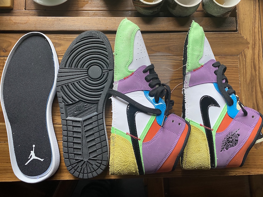 Air Jordan 1 Mid SE Multicolor CW1140-100åå:registered:æ¥æ