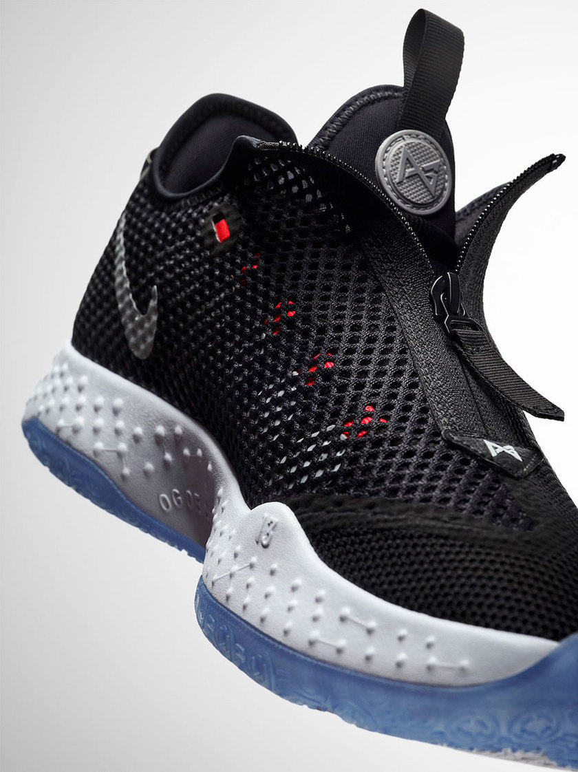 Nike PG 4é»è²ç½è²çç°è²CD5079-001åå:registered:æ¥æ